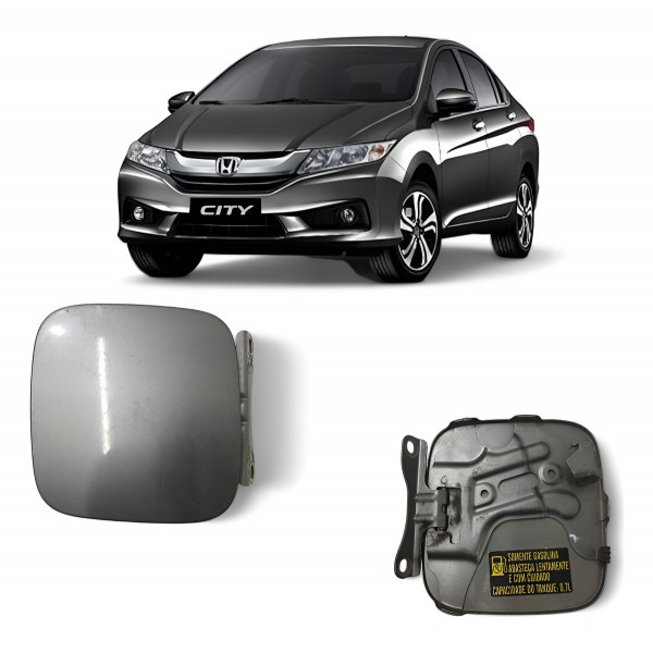 Portinhola Tanque Combustível Honda Fit 2012 2013 Cinza 2012
