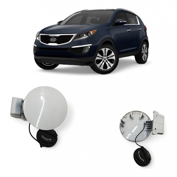 Portinhola Tanque Combustível Kia Sportage 2011 2012 A 2015 Branco