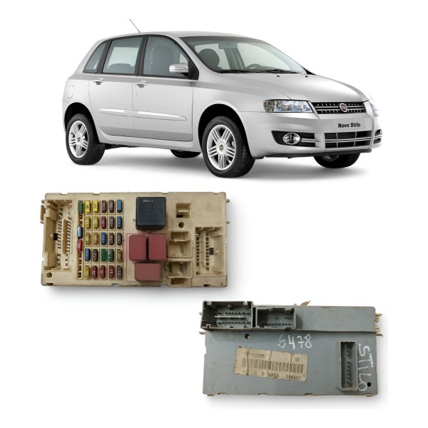 Caixa Fusível Fiat Stilo 1.8 2003 2004 2005 2006 2007 2008