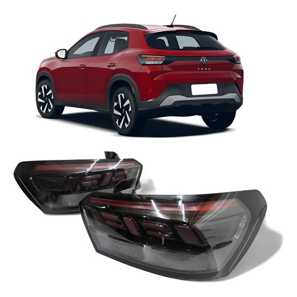 Lanterna Traseira Volkswagen Tera 2025 2026 Led Canto Ambos Lados Vermelho