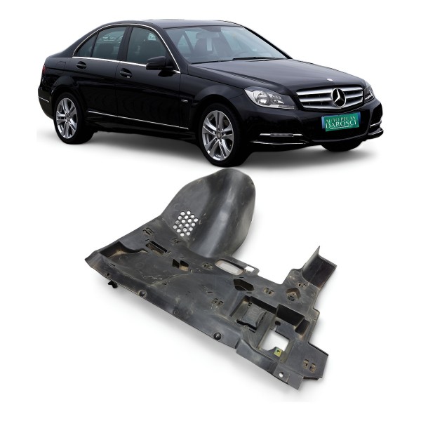 Acabamento Inferior Esquerdo Painel C180 C200 2012 2013 2014