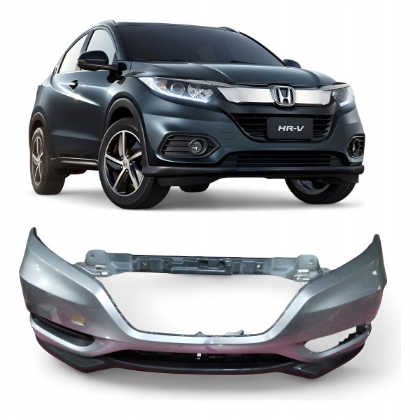 Parachoque Dianteiro Honda Hrv 2015 2016 2017 2018 2019 2020 Cinza-escuro