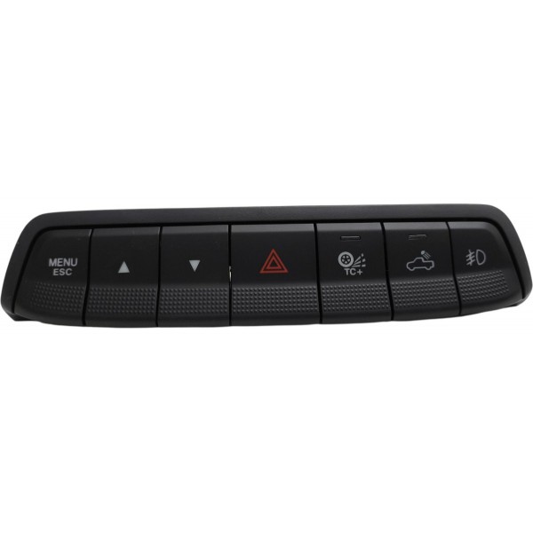 Botão Painel Central Alerta Fiat Strada 2020 2021 2022 Preto