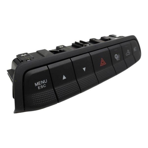 Botão Painel Central Alerta Fiat Strada 2020 2021 2022 Preto