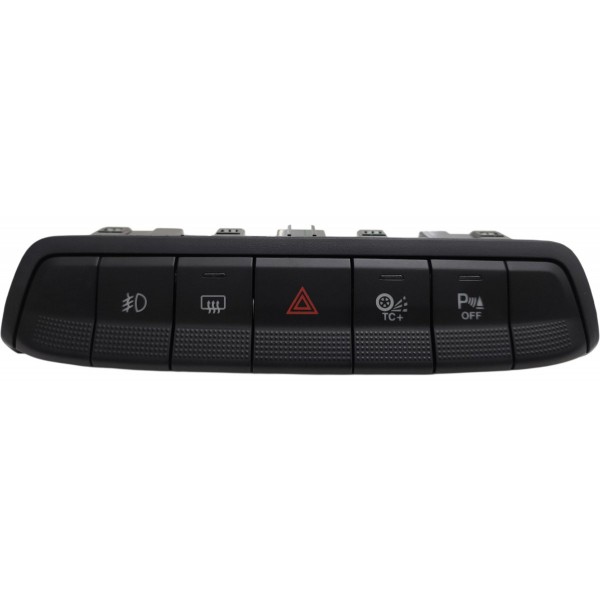 Comando Botão Central Painel Alerta Fiat Strada 2021 A 2025 Preto