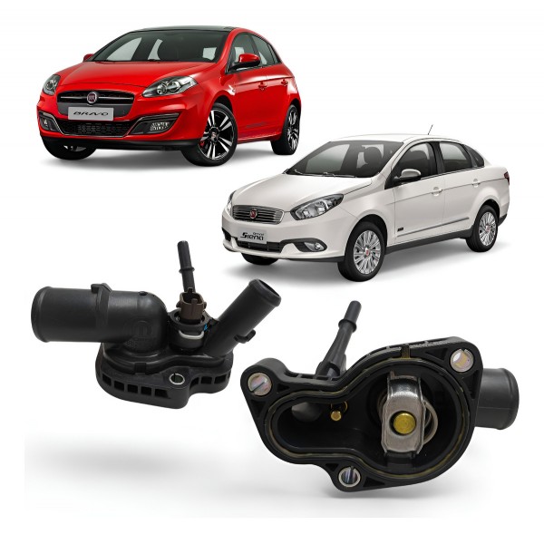 Caraca Válvula Termostática Fiat Bravo Strada Punto Renegade