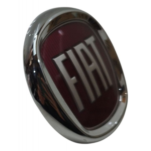 Emblema Fiat Palio Grand Siena 2016 2017 2018 2019 Original Vermelho