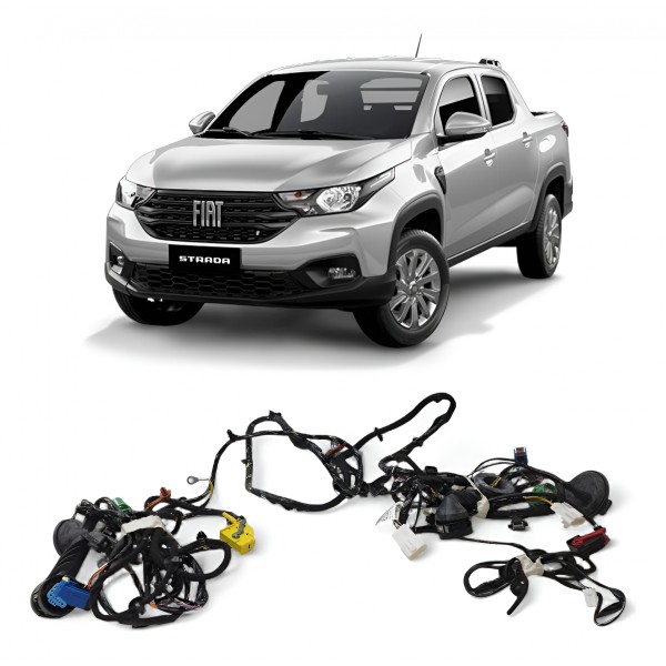 Chicote Caçamba Traseira Fiat Strada 2020 2021 2022 2023