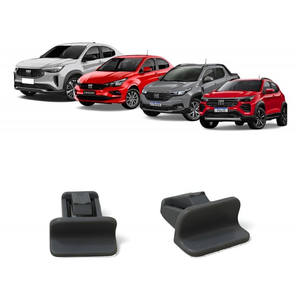 Kit 4 Grampo Presilha Defletor Parachoque Fiat Fastback