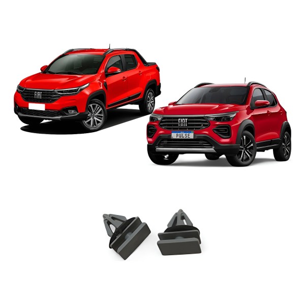 2 Grampo Presilha Moldura Paralama Traseira Fiat Pulse 2022