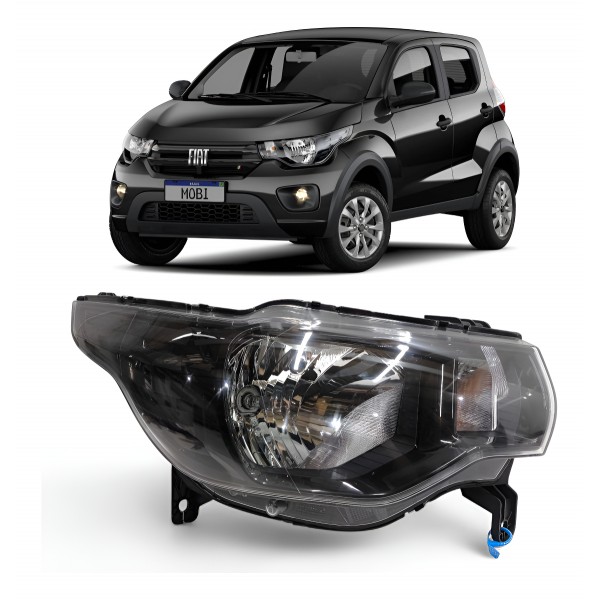 Farol Direito Fiat Mobi 2016 2017 2018 2019 2020 2021 A 2025 Direito/passageiro
