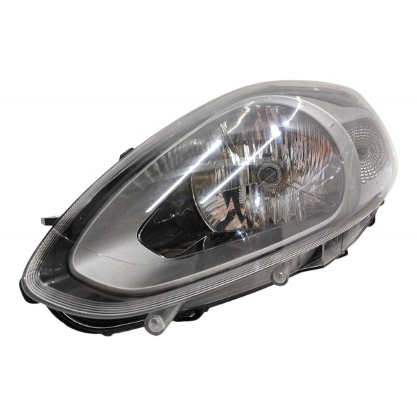 Farol Esquerdo Fiat Punto 2012 2013 A 2016 Mascara Cinza Esquerdo/motorista