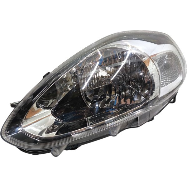 Farol Esquerdo Fiat Punto 2012 2013 2014 2015 A 2017 Cromado Esquerdo/motorista
