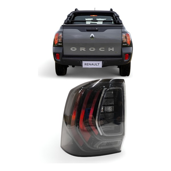 Lanterna Esquerda Renault Oroch 2022 2023 2024 2025 Fumê Esquerdo/motorista Fumê
