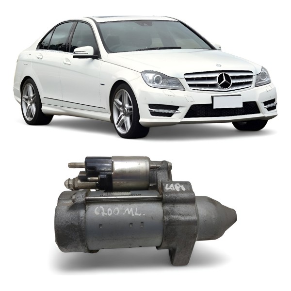 Motor Partida Arranque Mercedes C200 1.8 Cgi 2012 2013 2014