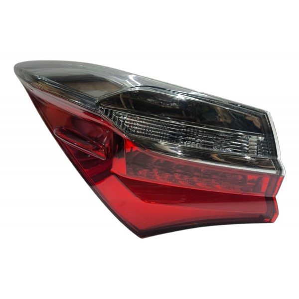 Kit Lanterna Traseira Corolla 2017 2018 2019 Canto Tampa Led Ambos Lados Vermelho