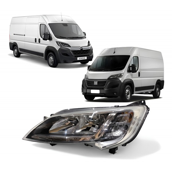 Farol Esquerdo Boxer Jumper Ducato 2018 2019 2020 A 2025 Esquerdo/motorista