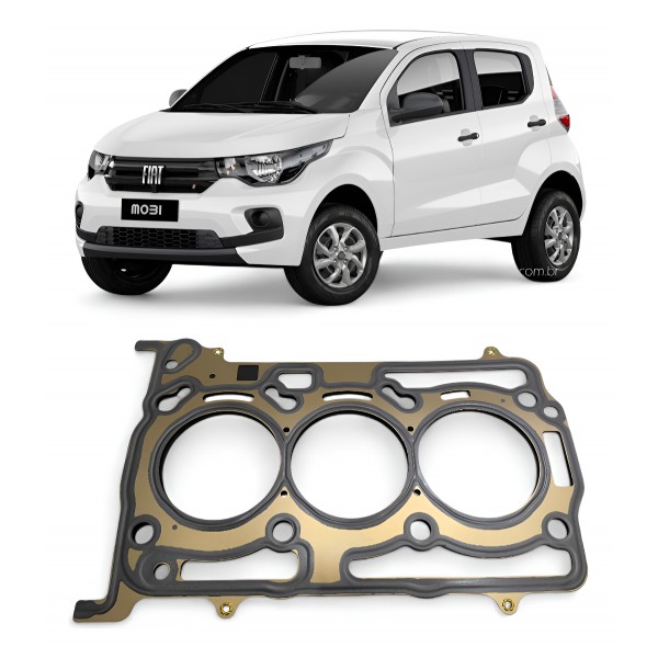 Junta Cabeçote Fiat Mobi Argo Cronos Uno Strada 1.0 3cc