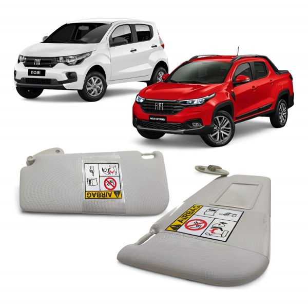 Quebra Sol Direito Fiat Strada Mobi 2020 2021 2022 2023 2024