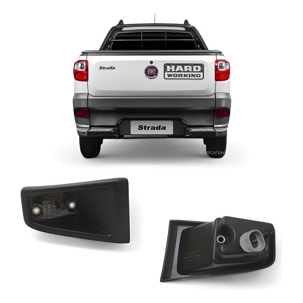 Lanterna Luz Placa Esquerdo Fiat Strada 2004 2005 A 2020