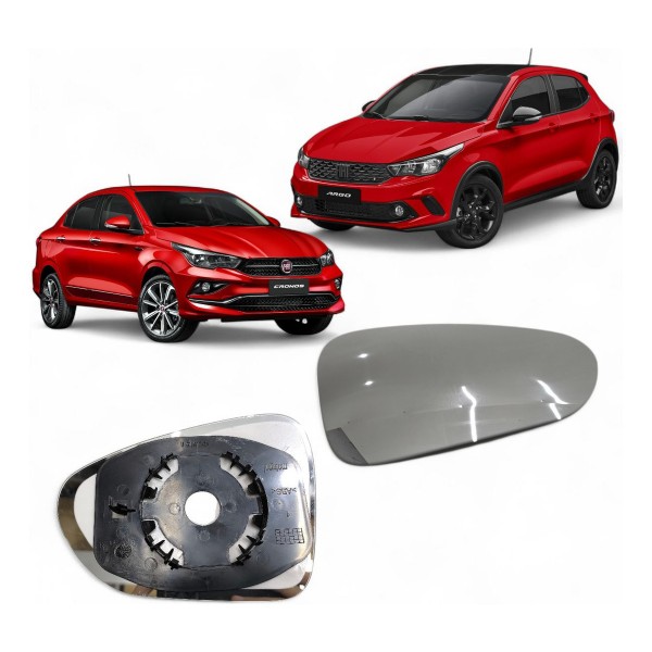 Lente Espelho Retrovisor Direito Fiat Argo Cronos 2017 2021