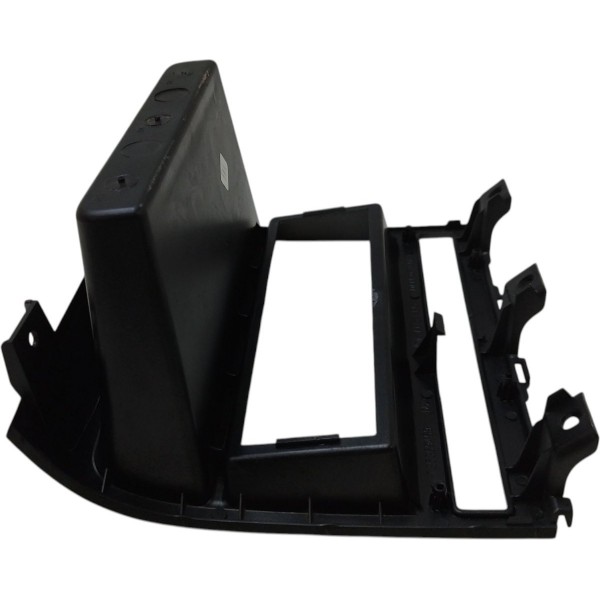 Moldura Rádio Painel Central Fiat Palio Siena 2004 A 2008 Cinza