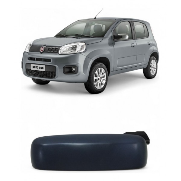 Maçaneta Externa Traseira Esquerda Uno Vivace 2011 A 201 Azul-petróleo Dianteira/traseira