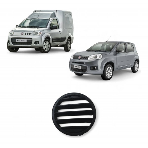 Grade Ar Difusor Painel Esquerdo Fiat Uno Fiorino 2011 A 201