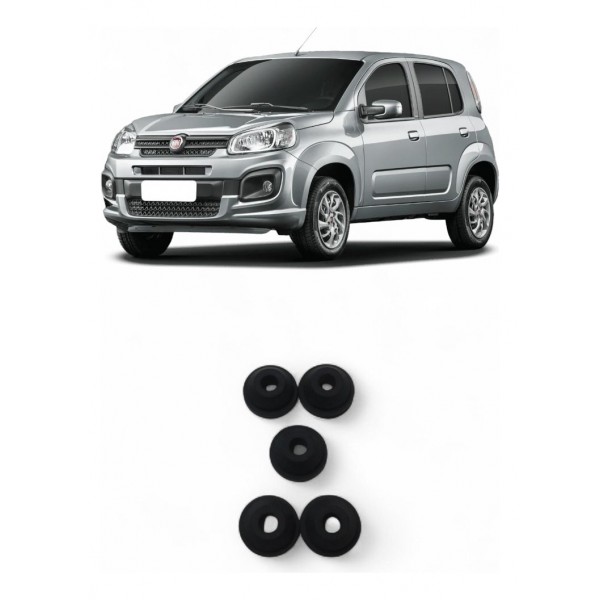 Kit 5 Coxim Filtro Ar Fiat Uno Vivace 2011 2012 2013 A 2016