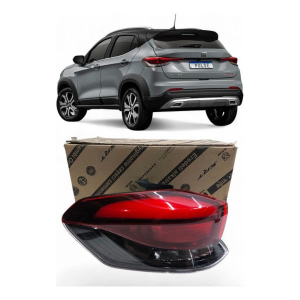 Lanterna Esquerda Fiat Pulse 2022 2023 2024 2025 Canto Esquerdo/motorista Vermelho