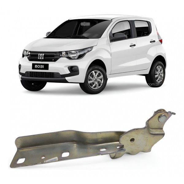 Dobradiça Esquerda Capo Fiat Mobi 2017 2018 2019 A 2024