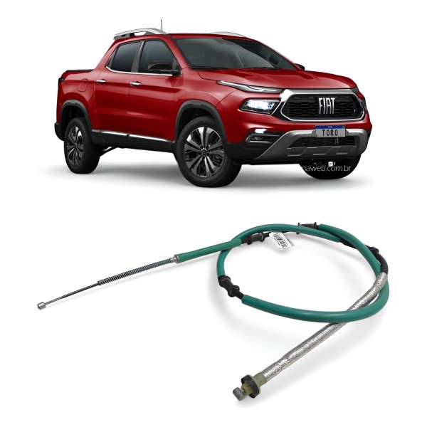 Cabo Freio Mão Traseiro Fiat Toro 2016 2017 2018 A 2024