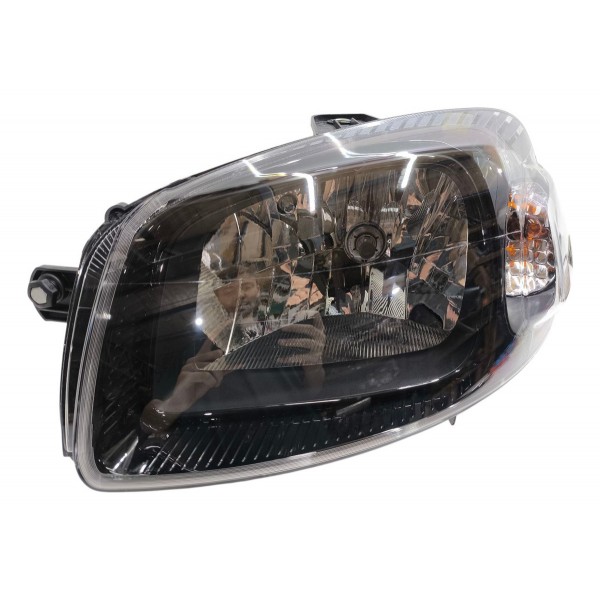 Farol Esquerdo Fiat Uno Vivace 2011 A 2014 Máscara Negra Esquerdo/motorista