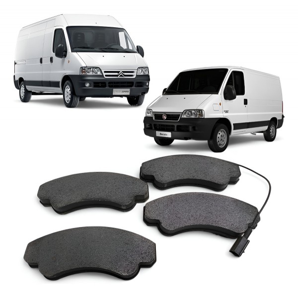 Jogo Pastilha Freio Dianteiro Ducato Boxer Jumper 2006 2017