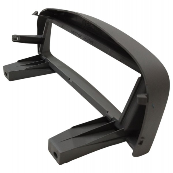 Moldura Central Rádio Fiat Palio Siena 2006 2007 2008 A 2012 Cinza