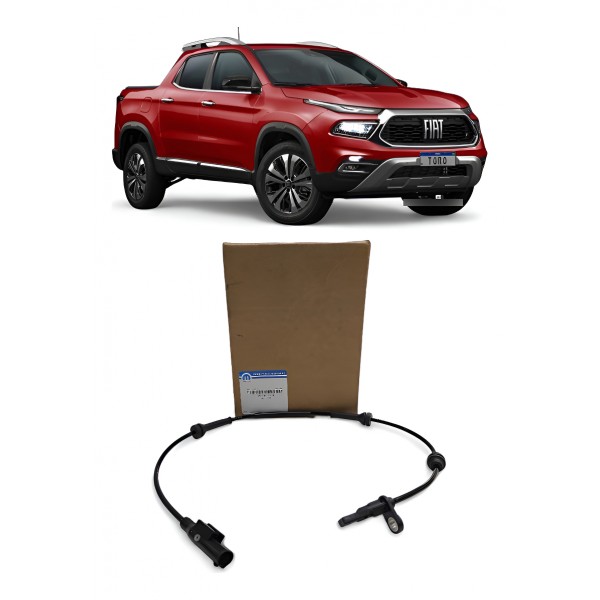 Sensor Traseiro Abs Fiat Toro Renegade Compass 1.8 2.4 Preto