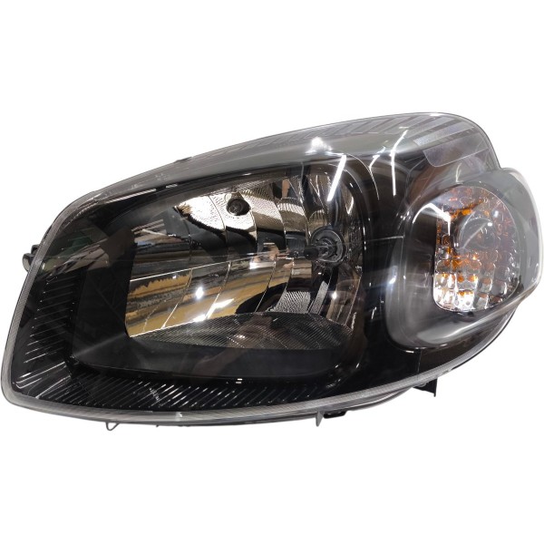 Farol Esquerdo Fiat Uno Vivace 2011 A 2014 Máscara Negra Esquerdo/motorista