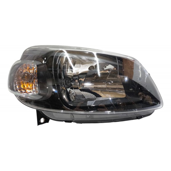 Farol Direito Fiat Uno Vivace 2011 A 2014 Máscara Negra Direito/passageiro