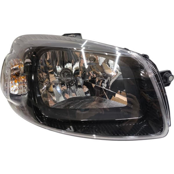 Farol Direito Fiat Uno Vivace 2011 A 2014 Máscara Negra Direito/passageiro