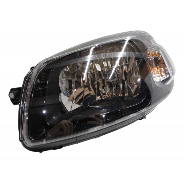 Farol Esquerdo Fiat Uno Vivace 2011 A 2014 Máscara Negra Esquerdo/motorista
