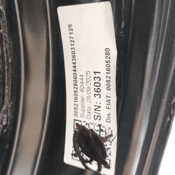 Roda Aro 16 Fiat Argo Cronos Pulse 16x60 6jx16h2 4 Furos Preto