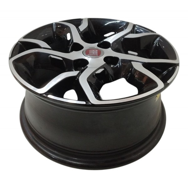 Roda Aro 15 Fiat Mobi Argo 4 Furos 2022 2023 2024 Cinza