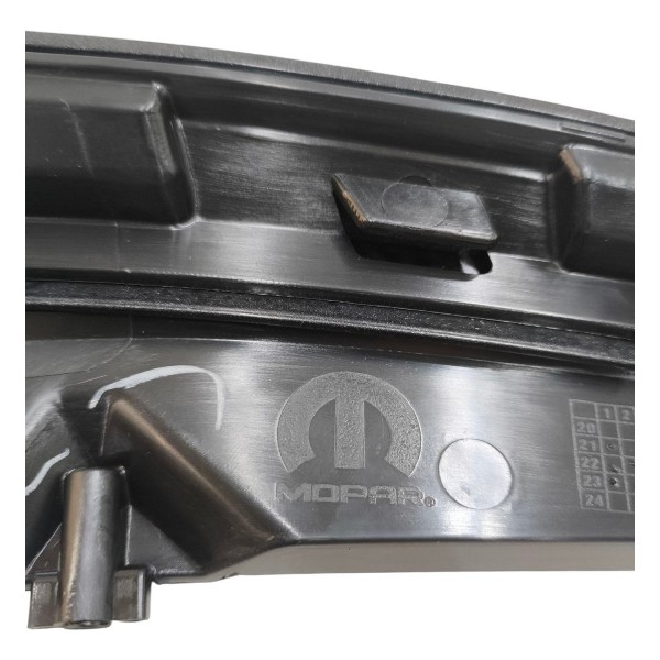 Moldura Esquerda Friso Farol Fiat Pulse Fastback 2022 A 2024 - Cinza-escuro