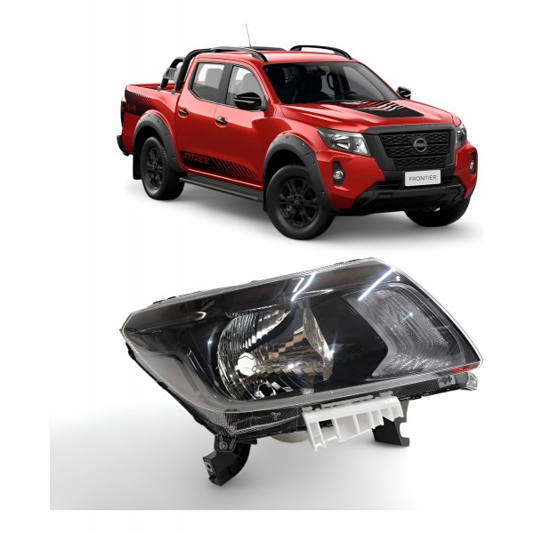 Farol Direito Nissan Frontier 2017 2018 2019 A 2021 Elétrico Direito/passageiro