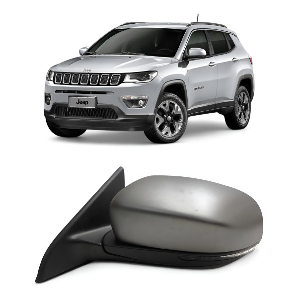 Retrovisor Compass 2017 2018 A 2021 Retrátil Esquerdo Pisca