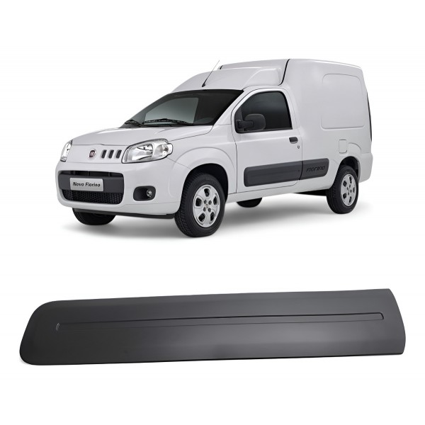 Friso Moldura Porta Esquerda Fiat Fiorino Uno Vivace 2 Porta Preto