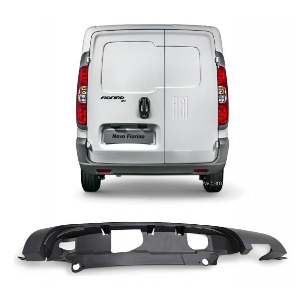 Moldura Lanterna Esquerda Fiat Fiorino 2011 2012 2013 A 2017 Preto