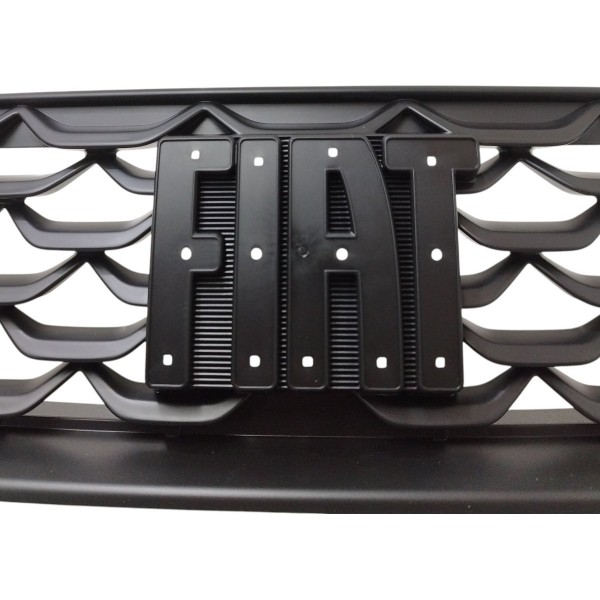 Grade Dianteira Radiador Fiat Argo 2021 2022 2023 2024 2025 Preto Fosco