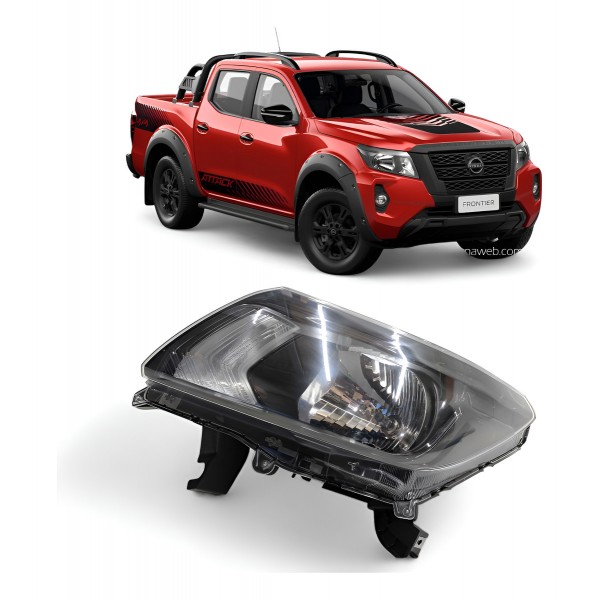 Farol Esquerdo Nissan Frontier 2017 2018 A 2021 Elétrico Esquerdo/motorista