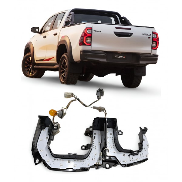 Círcuito Lanterna Direita Toyota Hilux Srx 2019 A 2024 Led Direito/passageiro